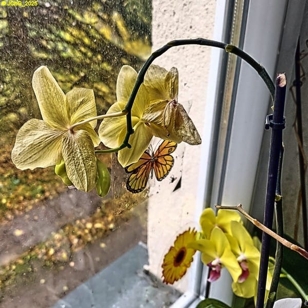 Gelbe Orchideen 43. Kalenderwoche 2025